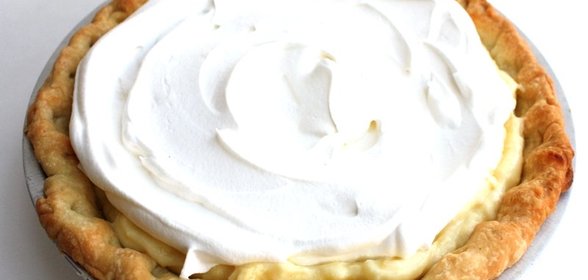 Лимонный кремовый пирог