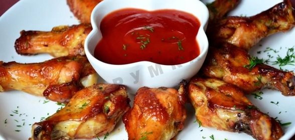 Куриные крылья в остром маринаде