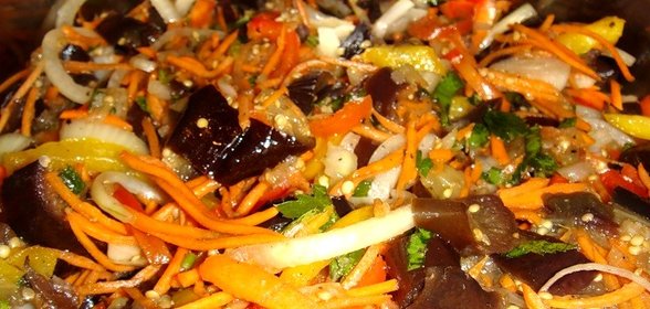 Баклажаны по-корейски на зиму