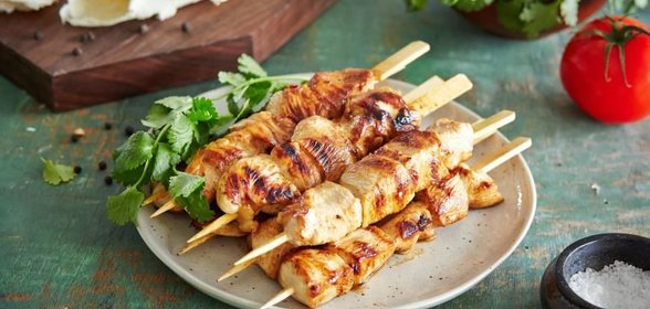 Шашлык из курицы в маринаде из пива и меда