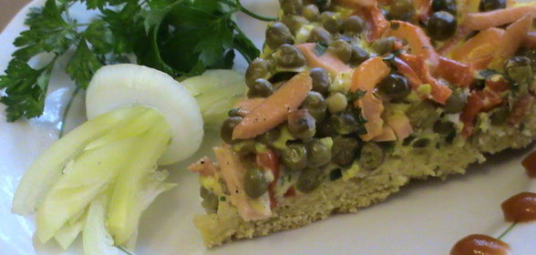 Кукурузный пирог Краски лета