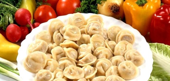 Пельмени с квашеной капустой