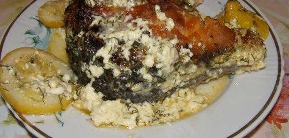 Стейк из семги в духовке