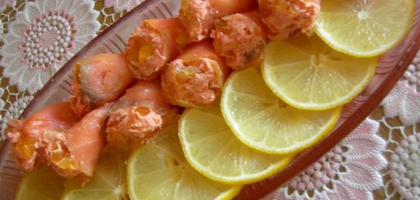 Закуска из семги