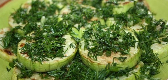 Холодная закуска из кабачков