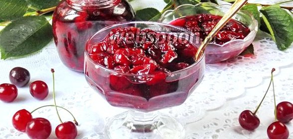 Варенье из вишни без косточек