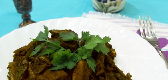 Жареная свиная печень