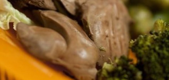Куриная печень в лимонном маринаде