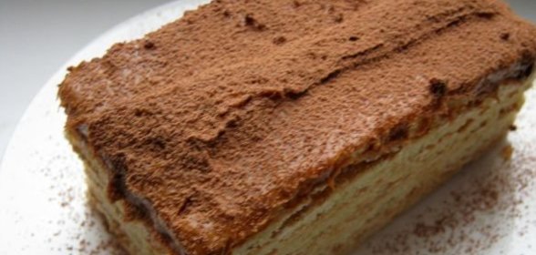 Бисквитный торт с таврическим кремом