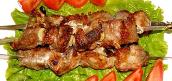 Шашлык из свинины с уксусом