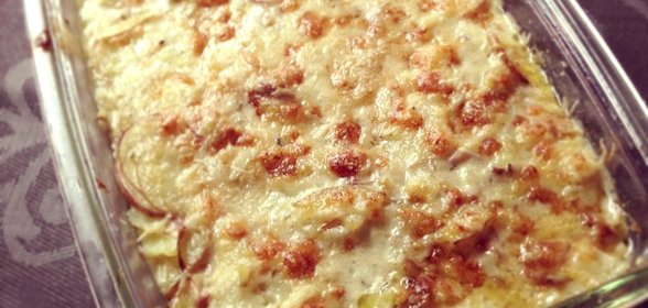 Картофель дофине с анчоусами