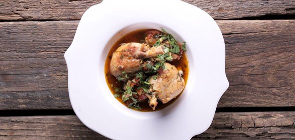 Чахохбили (Грузинское рагу из курицы)