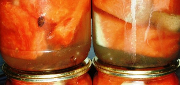 Арбуз консервированный - никогда не остается)))