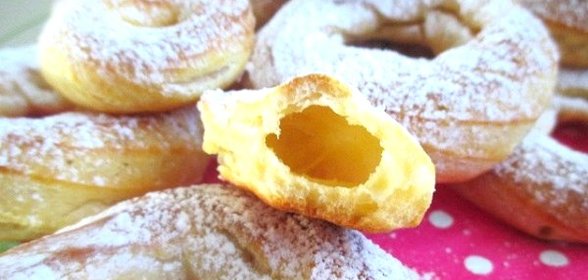 Бублики из заварного теста