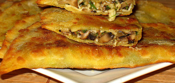 Quesadillas с грибами