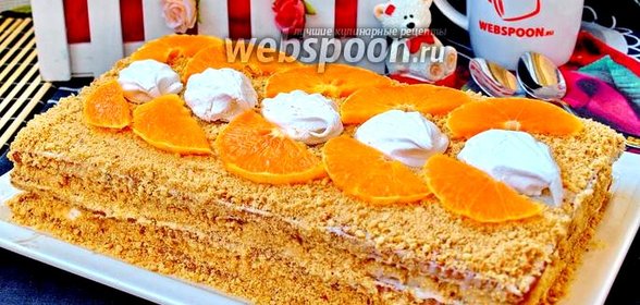 Торт из зефира и печенья