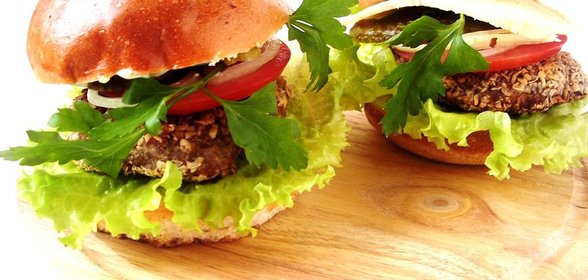 Фасолевый гамбургер