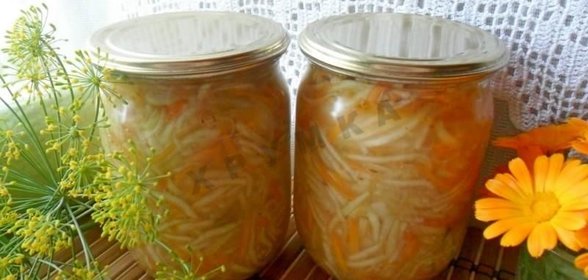 Кабачки по-корейски на зиму