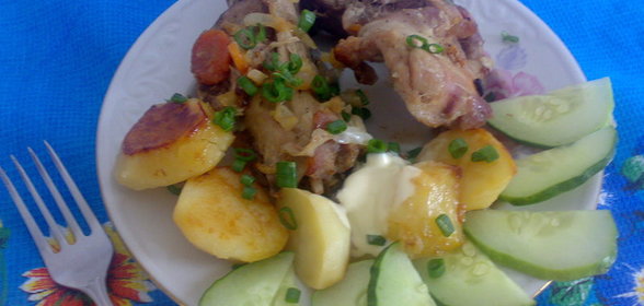 ГРИБЫ В СМЕТАННОМ СОУСЕ