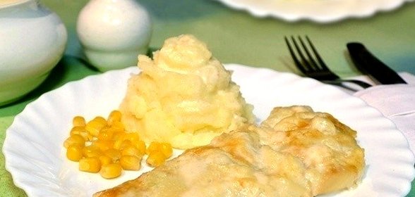 Рыба, тушеная в молоке