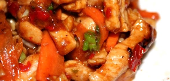 Свинина по-китайски острая