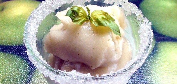 «заМОРОЖЕНОЕ» с лаймом и базиликом (СОРБЕ) Лёгкий десерт к празднику!