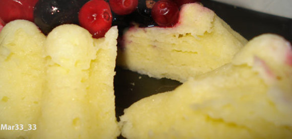 Творожная запеканка в микроволновке за 6 минут