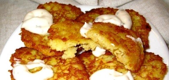 Драники с творогом