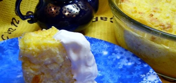 Пшенная запеканка с курагой и кешью