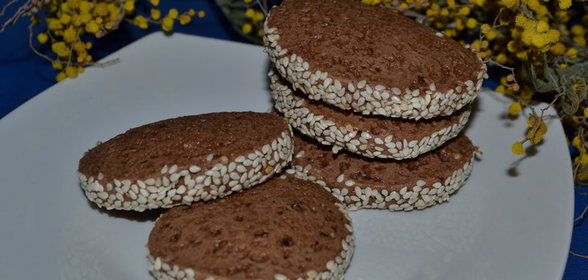 Шоколадно-кофейное печенье