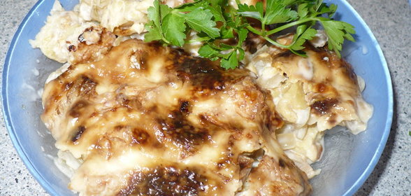 Рыба под майонезом