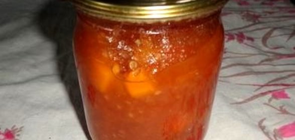 Повидло яблочное с апельсином