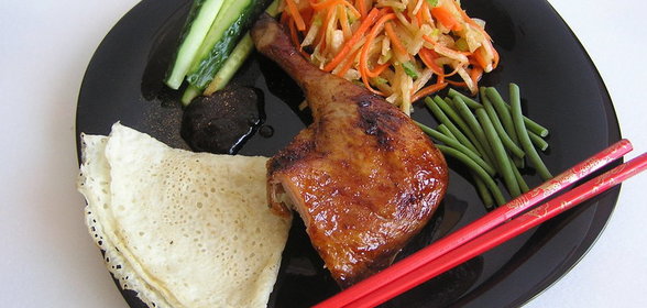 Утка «Пекинские мотивы» по-читински