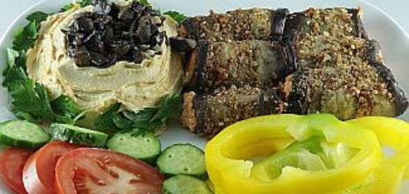 Хумус с баклажанами