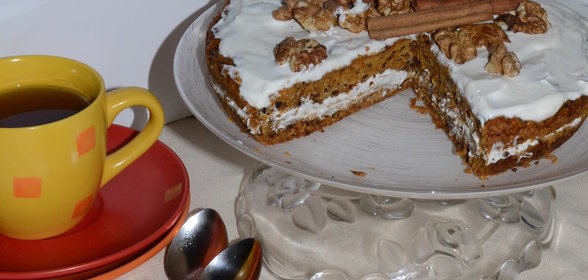 Морковный кекс в мультиварке