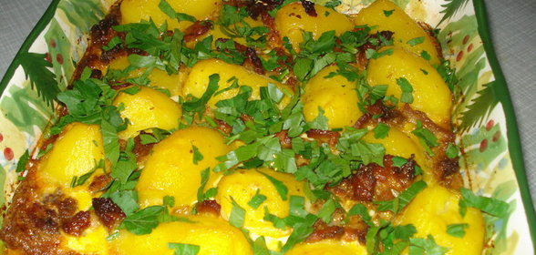 Картофель с мясом