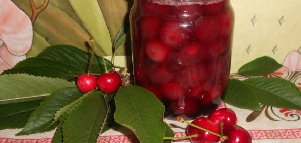 Варенье из черешни с косточками