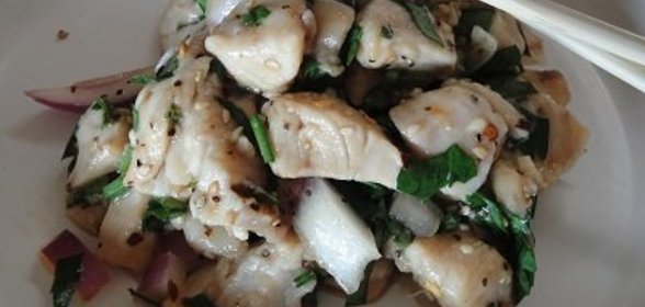 Махи-Махи в Лимонно-Имбирьном Маринаде