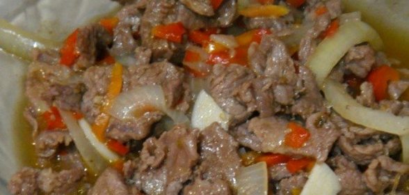 Баранина в сладком соусе