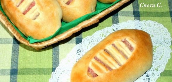 Булочки с ветчиной и сыром