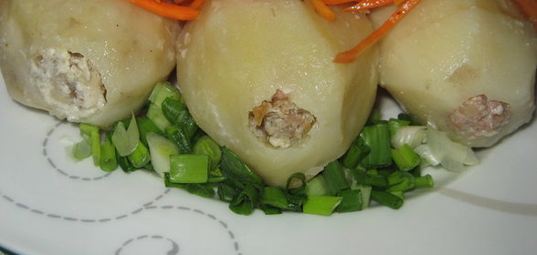 Картофель фаршированныйБульба