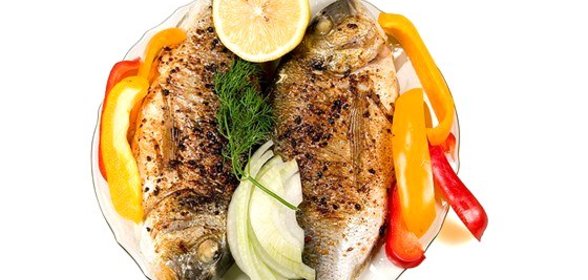 Дорада печеная