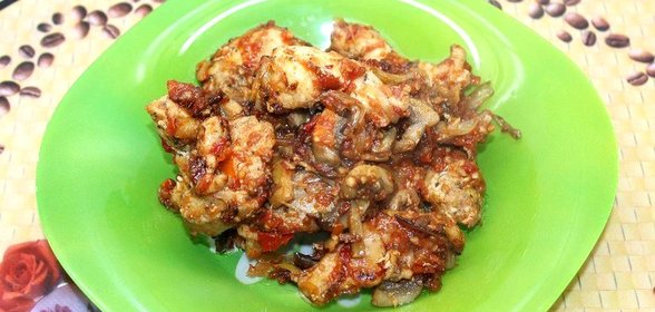 Пикантная курочка в аджике