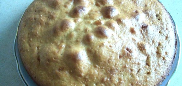 Вишневый пирог на кефире