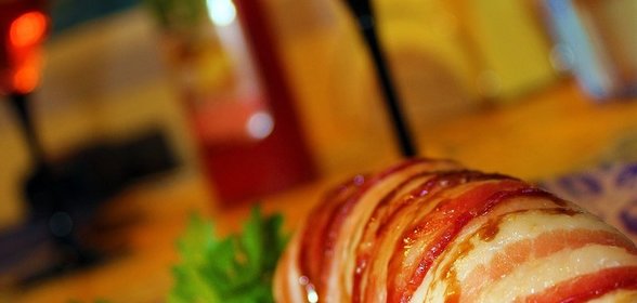 Куриные рулетики с бальзамическим соусом