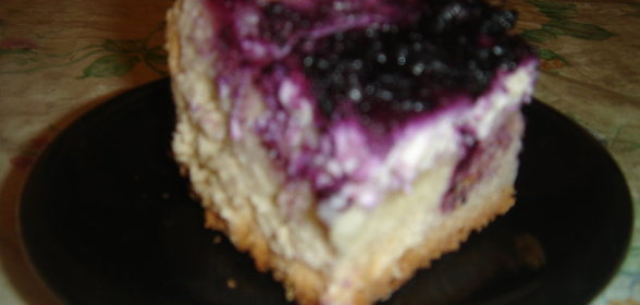 Пирог с творогом и джемом