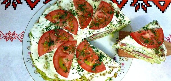 Торт из кабачков