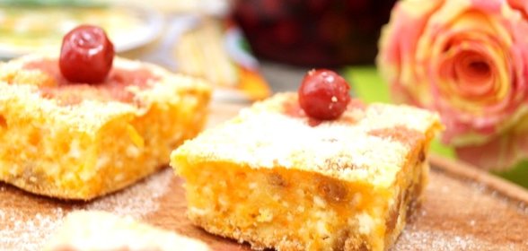 Детская запеканка из творога