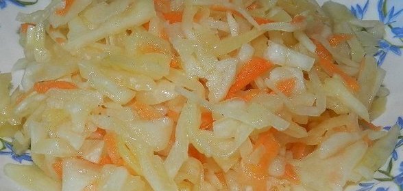 Маринованная капуста с солью сахаром уксусом и морковью