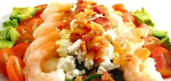 Креветки с фасолью